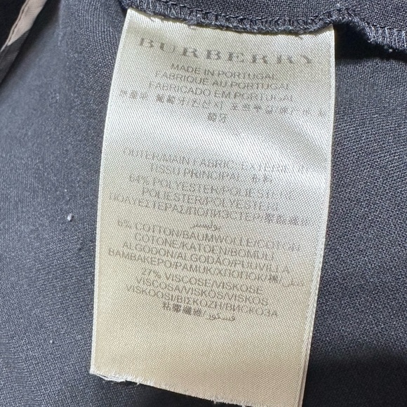 Burberry Stretchy Straight Leg Flat Front Women’s Pants Size 2 - Picture 10 of 12